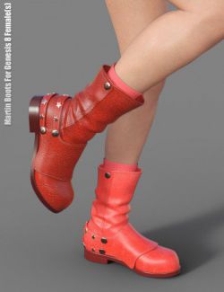 Martin Boots For Genesis 8 Female(s)