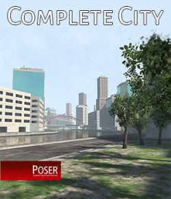 Polygon City, Low Poly for Poser