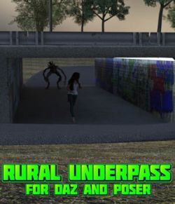 Rural Underpass for Daz and Poser