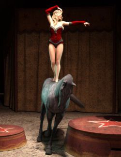 Equilibrium Poses for Genesis 8 Female and Daz Horse 2