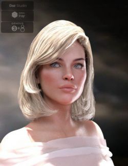 Lyam Bob Hair for Genesis 3 and Genesis 8 Female(s)