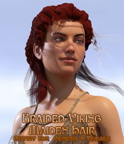 Braided Viking Hair for G8F