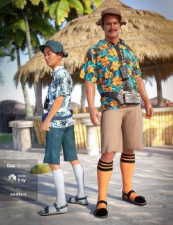 dForce On Vacation Outfit Textures