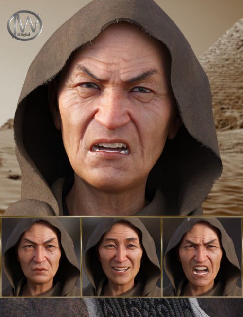 Wise - Expressions for Genesis 8 Male and Mr Woo 8
