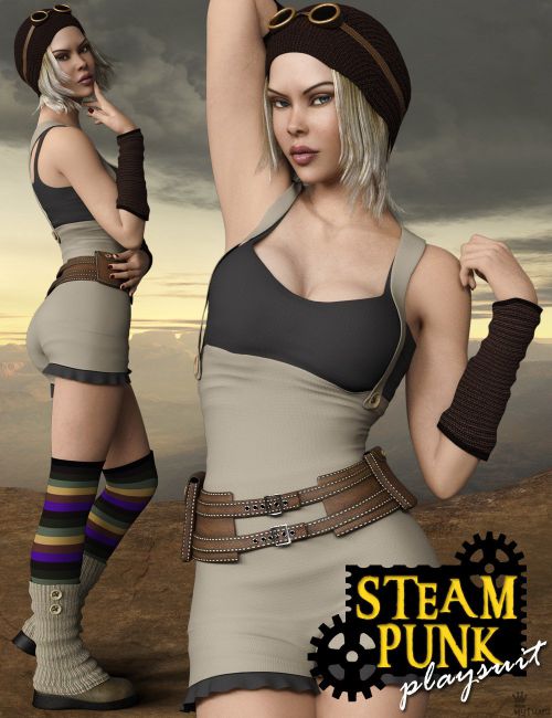 dForce Steampunk Outfit for Genesis 8 Female(s)