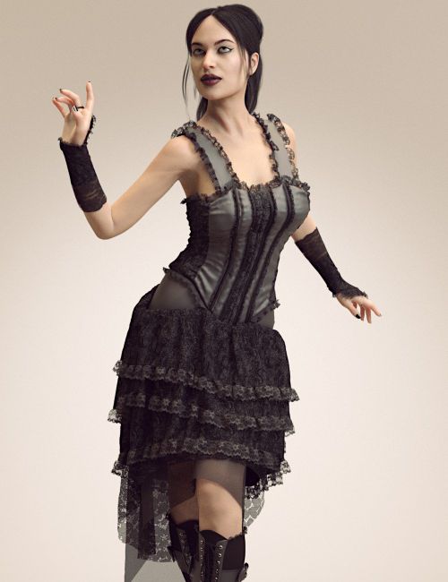victorian-goth  Goth model, Victorian goth, Gothic outfits