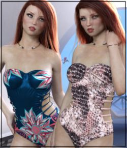 Sirens: X-Fashion Ribbed Swimsuit