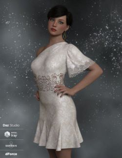 dForce Felicity Ann Dress for Genesis 8 Female(s)