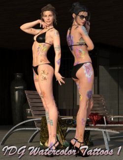 Japanese Bodysuit Tattoo for G8F by Serbere3D 2 by crender