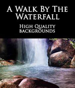 A Walk By The Waterfall Backgrounds