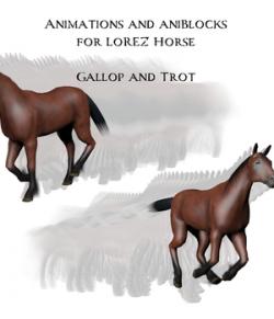 Animations and aniBlocks for LoRez Horse