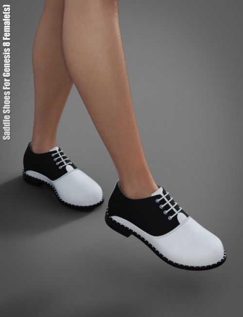 Saddle Shoes For Genesis 8 Female(s)