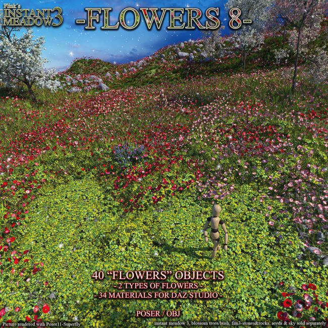 Flinks Instant Meadow 3 - Flowers 8