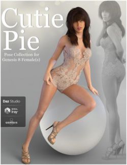 i3D Cutie Pie Pose Collection for Genesis 8 Female(s)