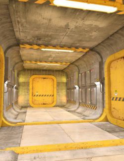 Sci-fi Containment Station Floor