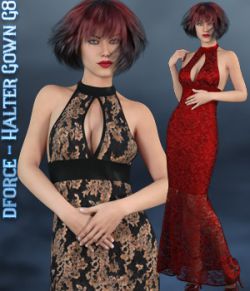 dforce - Halter Gown - Genesis 8