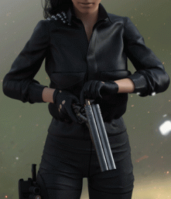 Black Bird Outfit for Genesis 8 Female