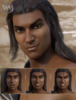 Wild Fury- Expressions for Genesis 8 Male and Sanjay 8