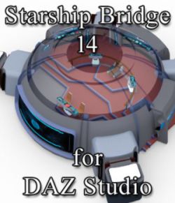 Starship Bridge 14 for DAZ Studio