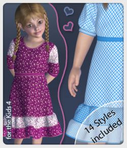 Tonia Dress and 14 Styles for the Kids 4