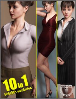 Formal MEGA Wardrobe for Genesis 8 Female(s)