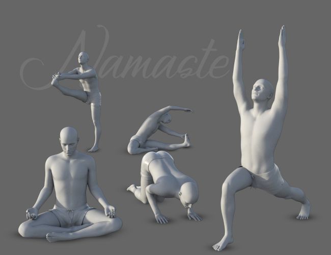 Namaste Poses for the Genesis 8 Male(s)