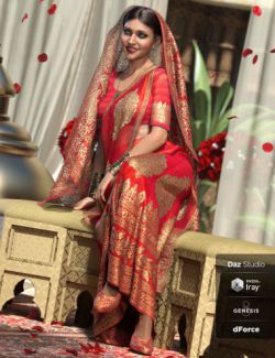 dForce Bollywood Bride for Genesis 8 Female(s)