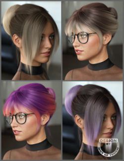 OOT Hairblending 2.0 Texture XPansion for MEGA Updo Hair