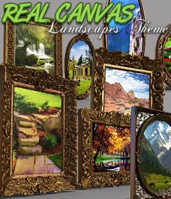 Real Canvas Landscapes Theme for DS Iray