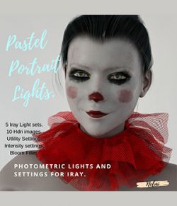 Pastel Portrait Lights Hdri