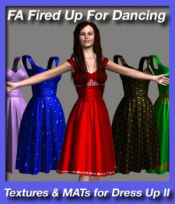 Fired Up For Dancing - textures and MAT poses for Dress Up II