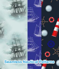 Seamless Nautical Patterns