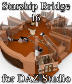 Starship Bridge 16 for DAZ Studio