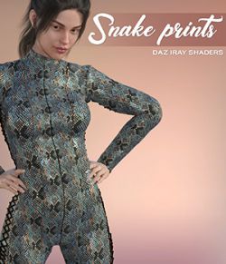 Daz Iray- Snake Prints