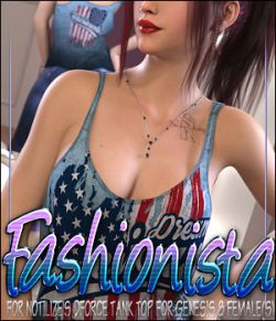 Fashionista for dForce Tank Top for Genesis 8 Female