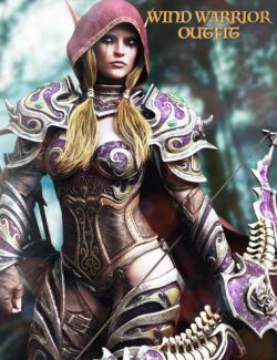 Wind Warrior Outfit with dForce for Genesis 8 Female(s)