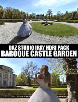 Baroque Castle Garden- Daz Studio Iray HDRI Pack