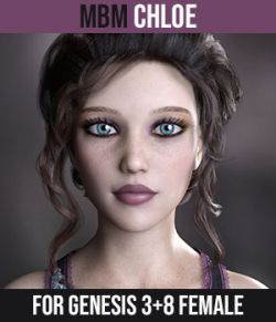 MbM Chloe for Genesis 3 & 8 Female