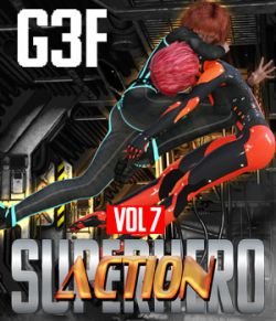 SuperHero Action for G3F Volume 7