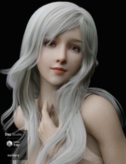 Lancy Character with Hair and Expressions for Genesis 8 Female