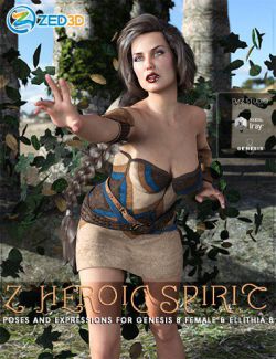 Z Heroic Spirit Poses and Expressions for Genesis 8 Female and Ellithia 8