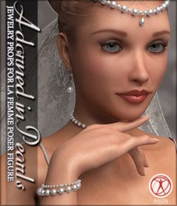 Adorned in Pearls for La Femme Poser Figure