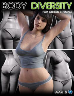 Body Diversity Morphs for Genesis 3 Female(s)