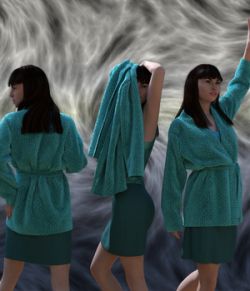 dForce Soft Sweaters Outfit for Genesis 8 Female