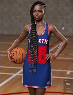 dForce Basketball Dress for Genesis 8 Female