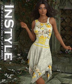 InStyle- JMR dForce Ariadna Dress for G8F