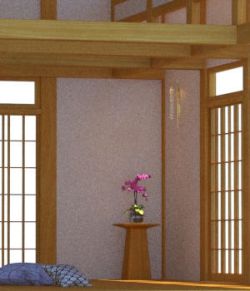 Timberframe Meditation Room- OBJ