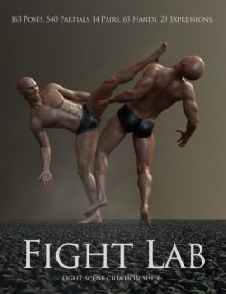 Fight Lab: Poses and Expressions for Genesis 8 Male