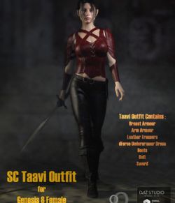 SC Taavi Armour for Genesis 8 Female