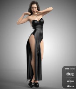 dForce Hot Dress for Genesis 8 Females